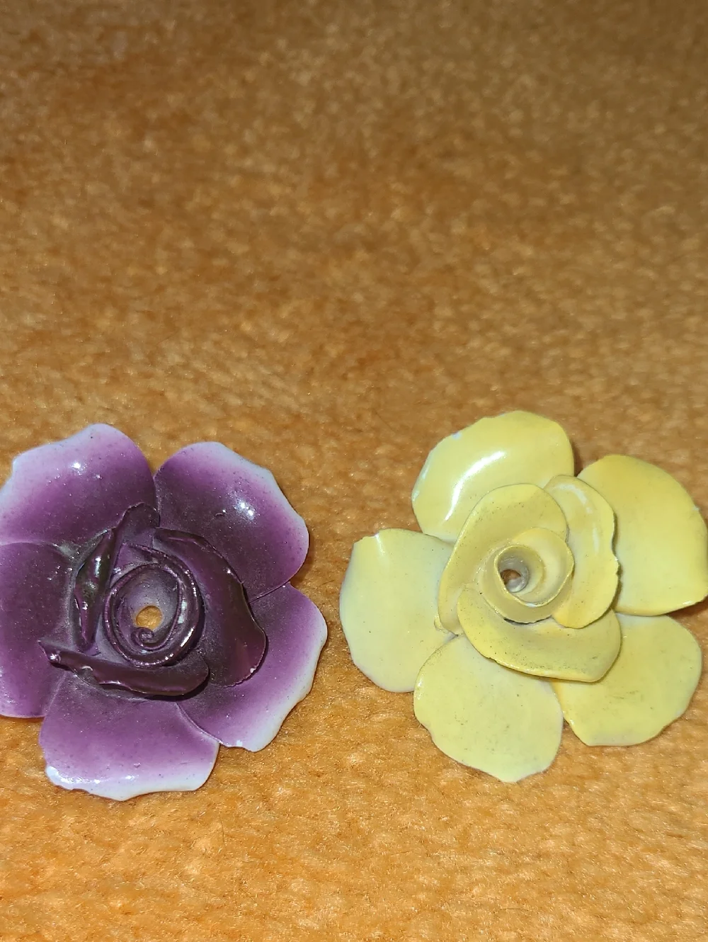 Capodemonte  Enamel Flowers